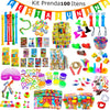 Kit 100 Brinquedo Prenda Infantil p/ Kit Festa Lembrancinha Educativo Dia das Crianças